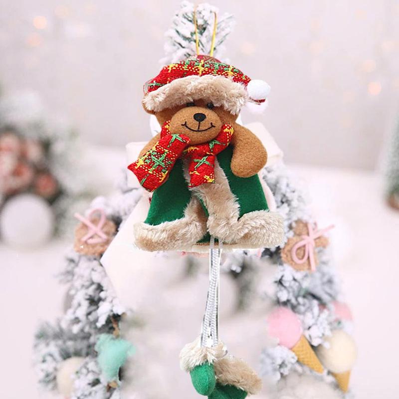 1 búp bê trang trí cây thông giáng sinh [Santa, người tuyết, gấu, tuần lộc] [Xmas 2021]