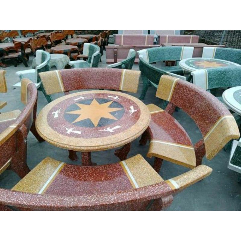 Bàn ghế đá sân vườn cao cấp