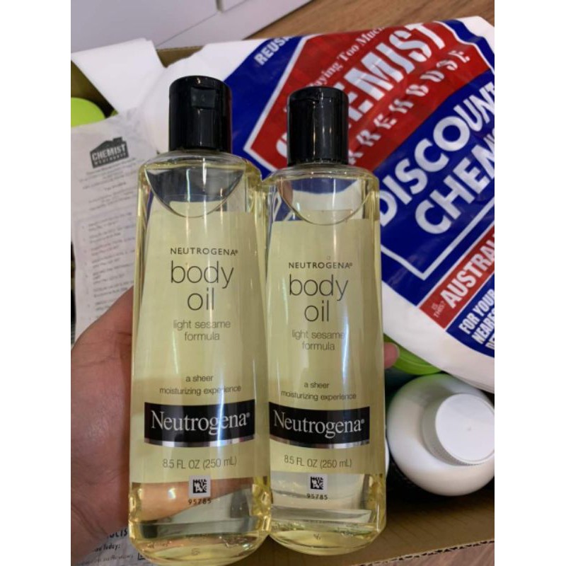 Dầu dưỡng thể neutrogena body oil 250ml Úc