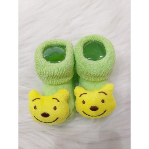SET NÓN BAO TAY BAO CHÂN SƠ SINH- vớ 3d gấu xinh xắn -ĐỒ DÙNG SƠ SINH