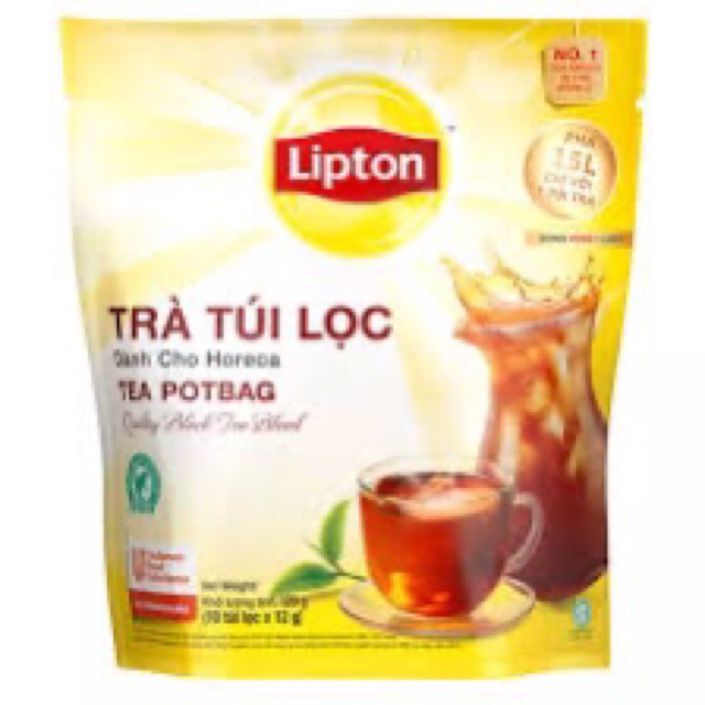 Trà Lipton túi lọc Tea Potbag dành cho Horeca 10 gói 12g