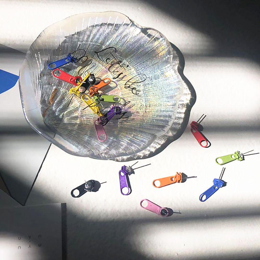 PRESTON Khuyên Tai Kim Loại Dễ Thương Cho Nữ