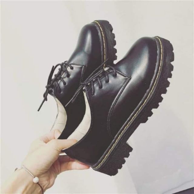 Giầy Oxford - DR. MARTEN chiến binh nữ 4,5 cm siêu chất [Ảnh thật]