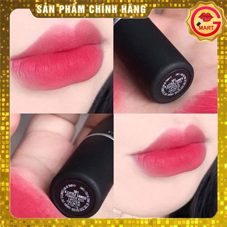 [ HÀNG CHUẨN AUTH ] Son Mac 301 A little Tamed - Màu hồng cánh hoa anh đào - Matte lipstick