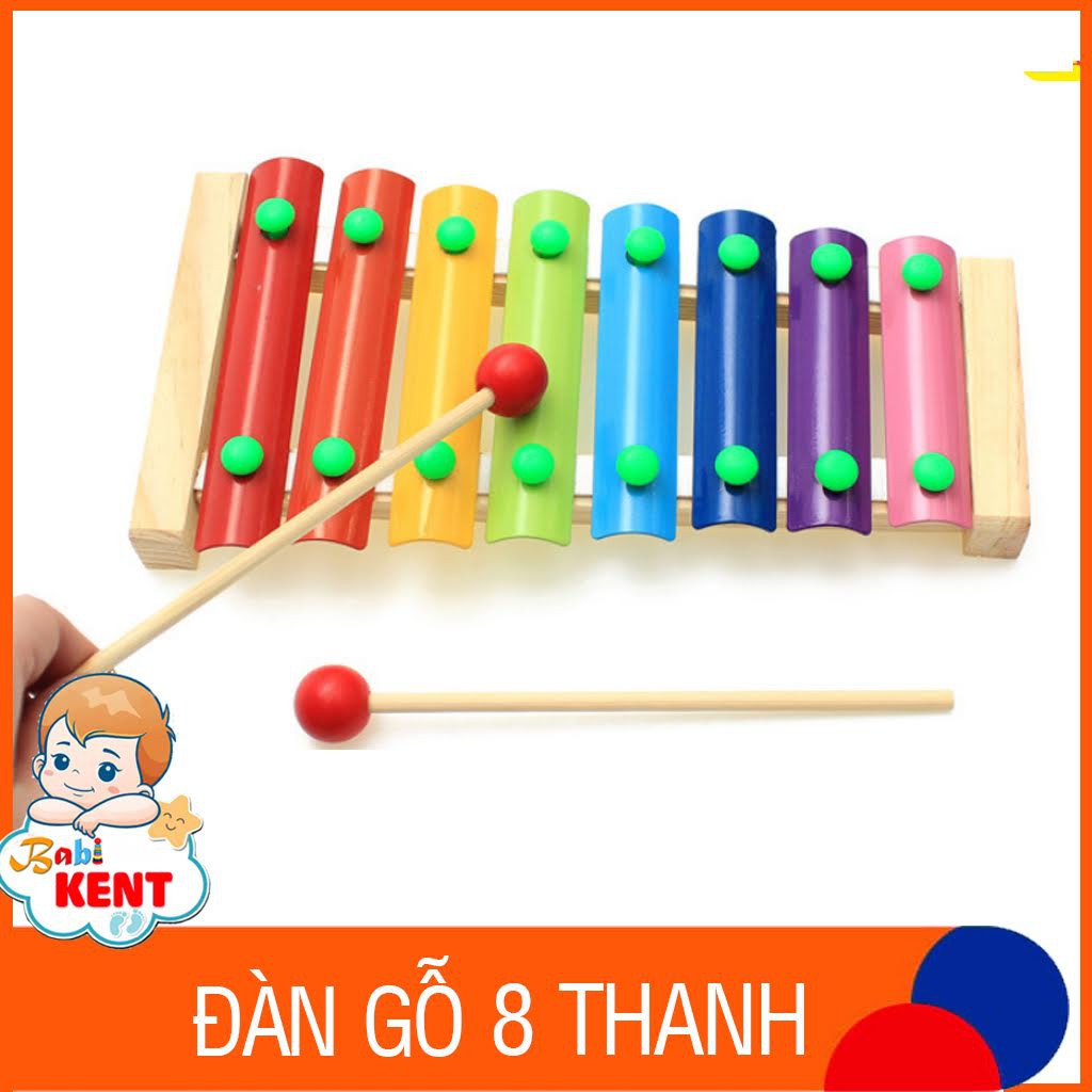 🎹Đàn Mộc Cầm Xylophone 8 Phím Đồ Chơi Gỗ Cho Bé