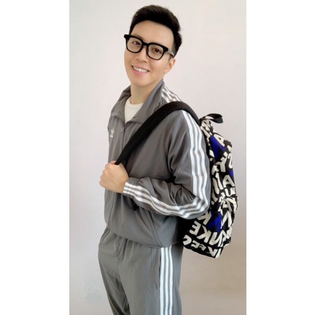 Bộ quần áo gió thu đông adidas nam 2 lớp, ba sọc dệt