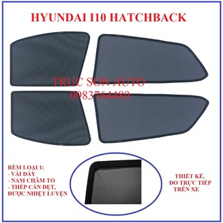 Hyundai i10 hatchback rèm che nắng chắn nắng ô tô theo xe gắn nam châm