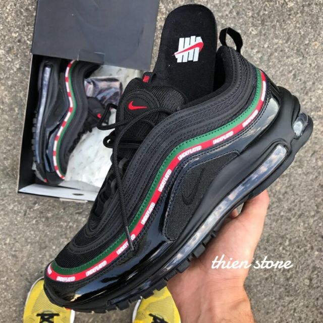 Giày thể thao air max 97 undefeated đen