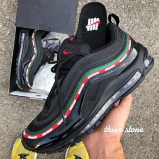 Giày thể thao air max 97 undefeated đen