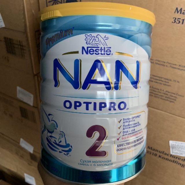 Sữa bột Nan Optipro Nga số  2 loại 800g, hàng nhập Chính ngạch, giá tốt nhất