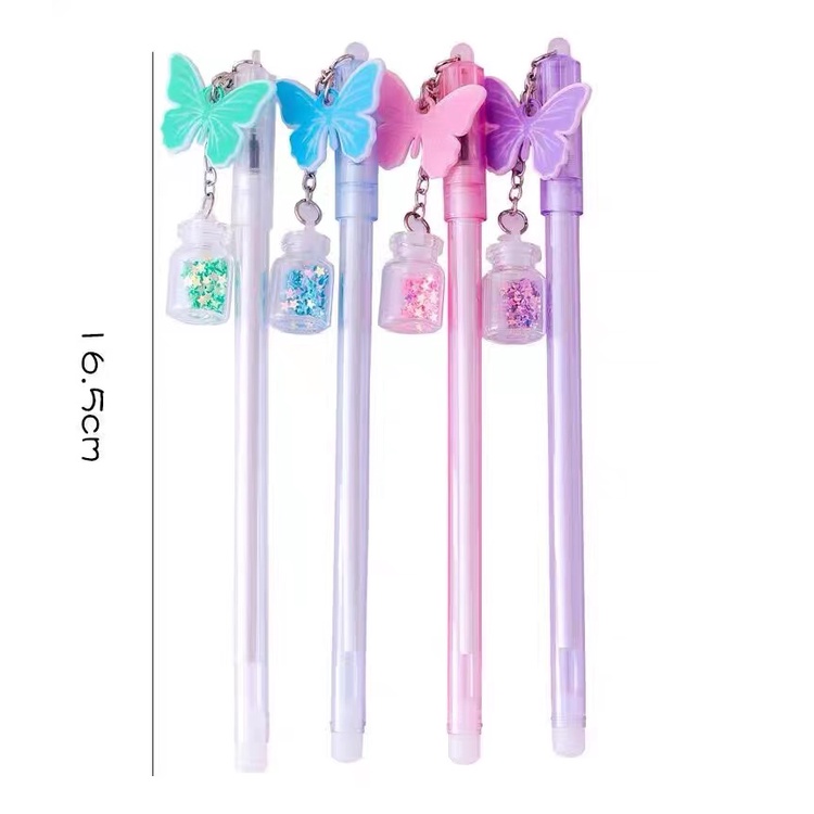 bút gel mặt dây chuyền động vật dễ thương