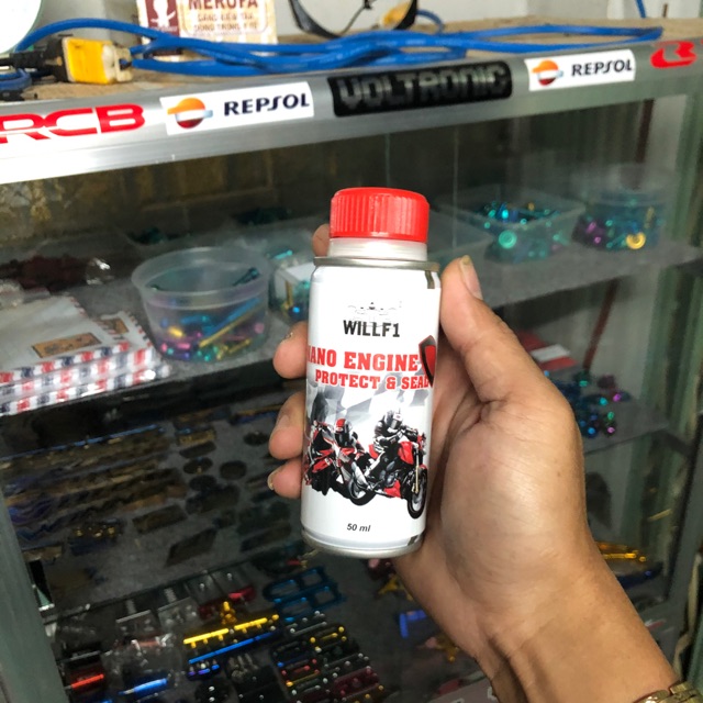 Phụ gia nhớt mới WILLF1 nano protect engine&amp;seal