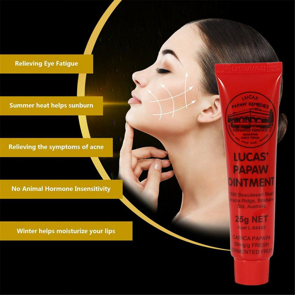 Kem dưỡng môi dưỡng ẩm đa chức năng chống hăm da 25g Lucas Papaw Ointment