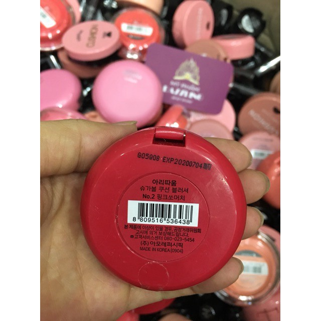 [Thanh Lý Lẻ Màu] Phấn Má Dạng Kem ARITAUM Cushion Sugar Ball Blusher [salesale]