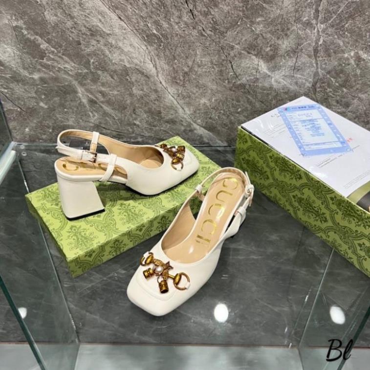 Sandal Gucci Ong 2 Màu Trắng Đen Full Size 35-39
