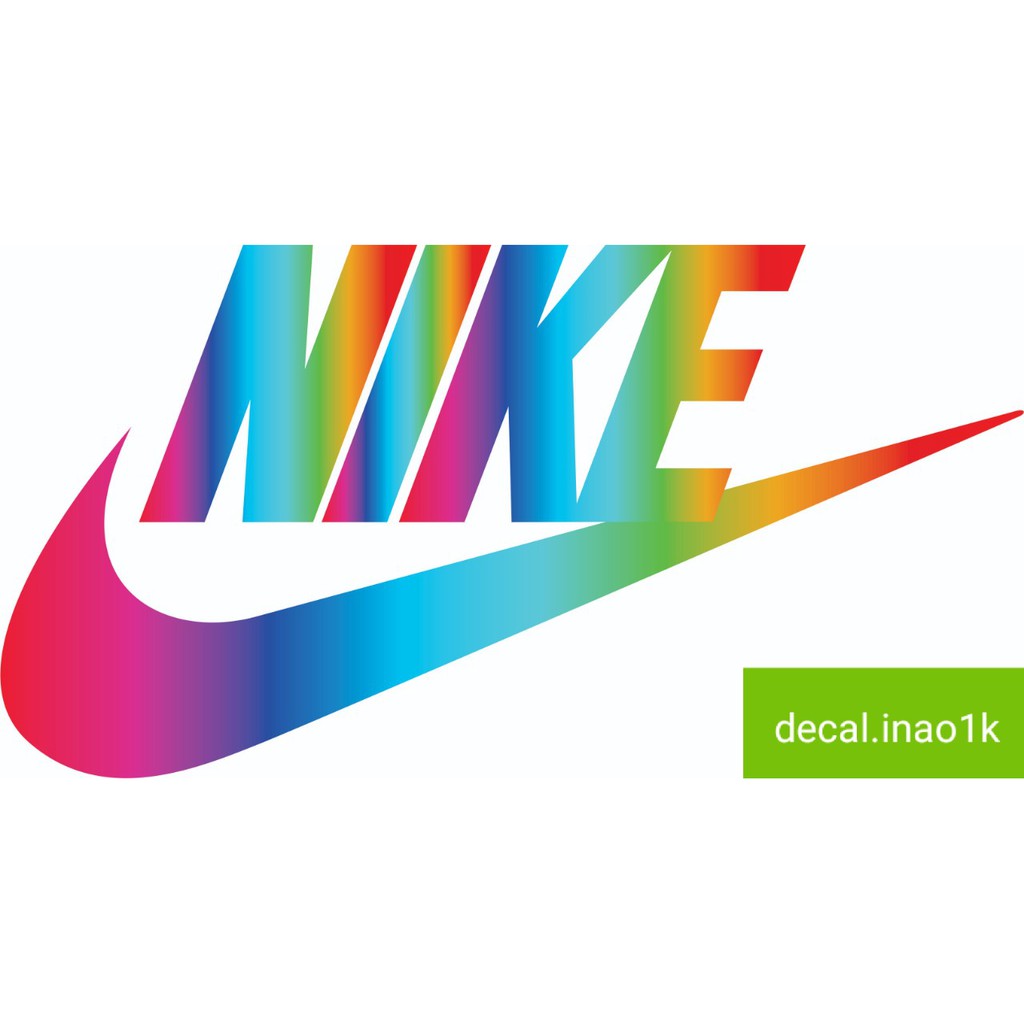 Decal Logo Sticker Patch in áo ủi trực tiếp lên vải hình Nike các mầu cực đẹp
