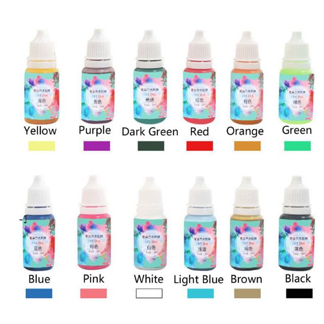 Màu Alcohol Ink pha resin