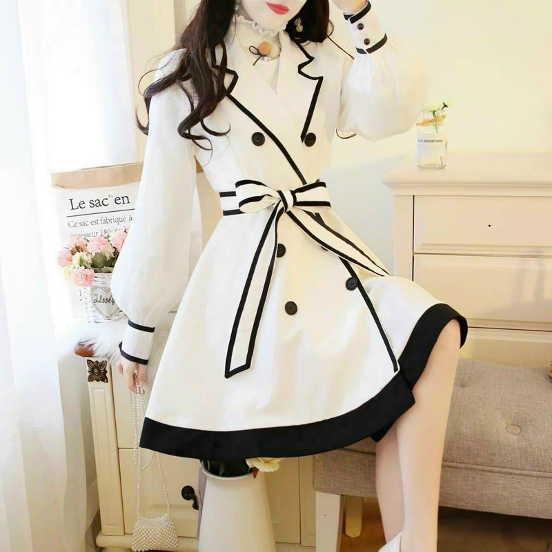 Đầm vest phối nút kèm nịt , Đầm xoè cao cấp ( kèm video) | BigBuy360 - bigbuy360.vn