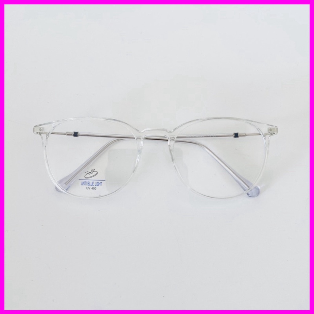 Gọng kính cận Blue light mắt tròn càng cốt kim loại  đã có mắt không độ TAMANHEYEWEAR Nhiều Màu