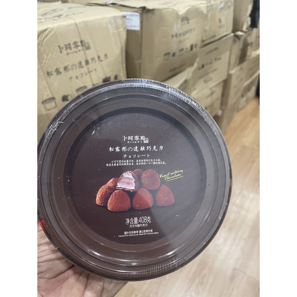 Chocolate Nama công thức Nhật  -  hộp 408g, viên phủ cacao