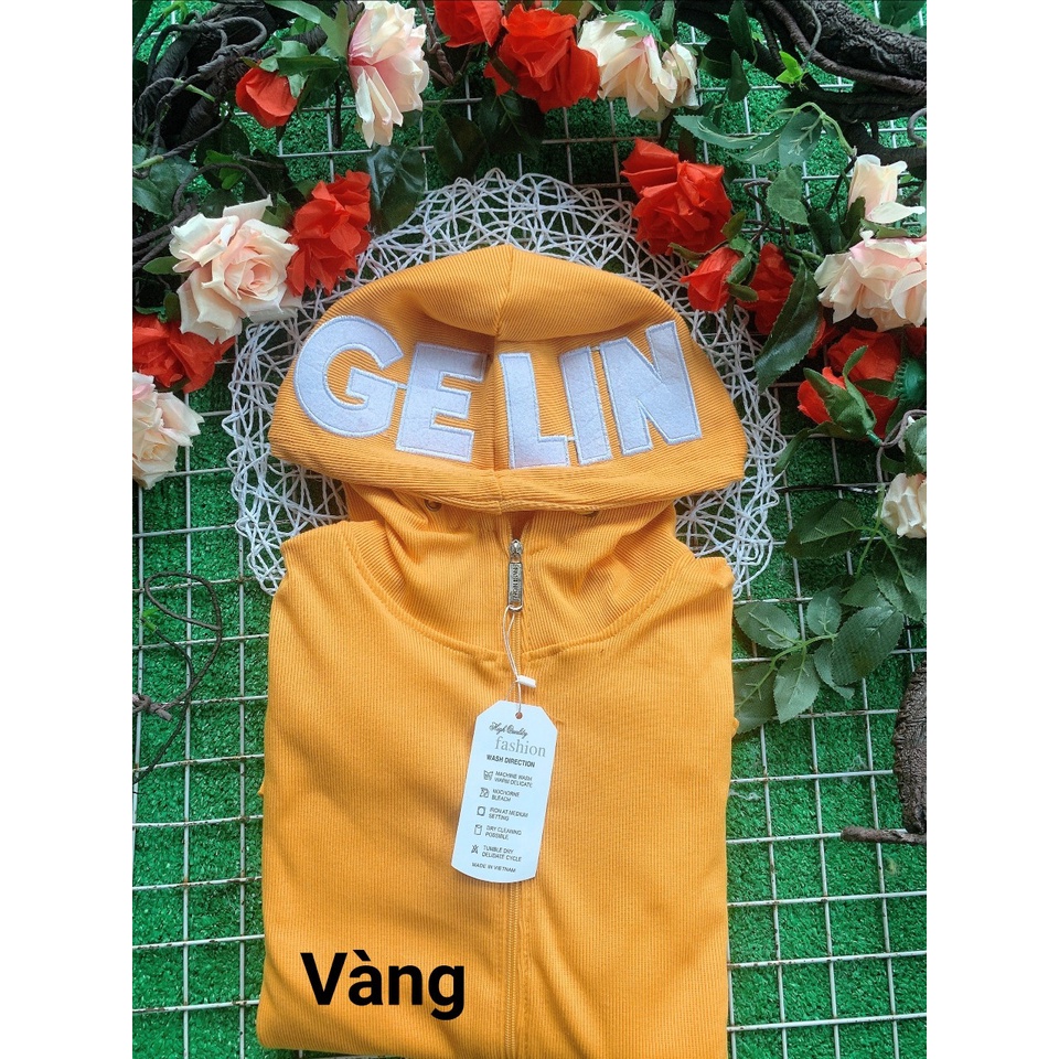 Áo Khoác Thời Trang Nón Thêu GELIN