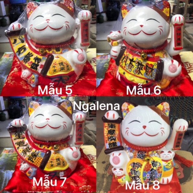 Mèo thần tài, mèo may mắn 20cm (8 mẫu) Thiên khách vạn lai vẫy tay | BigBuy360 - bigbuy360.vn