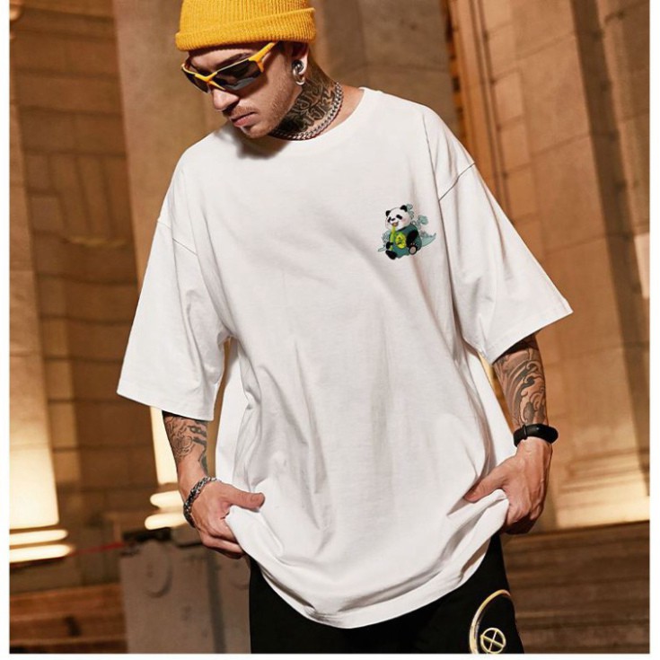 [Mã FAMARAL1 giảm 10K đơn 50K] Áo thun tay lỡ Unisex Awesometee, áo phông form rộng ATL IN HÌNH GẤU M379
