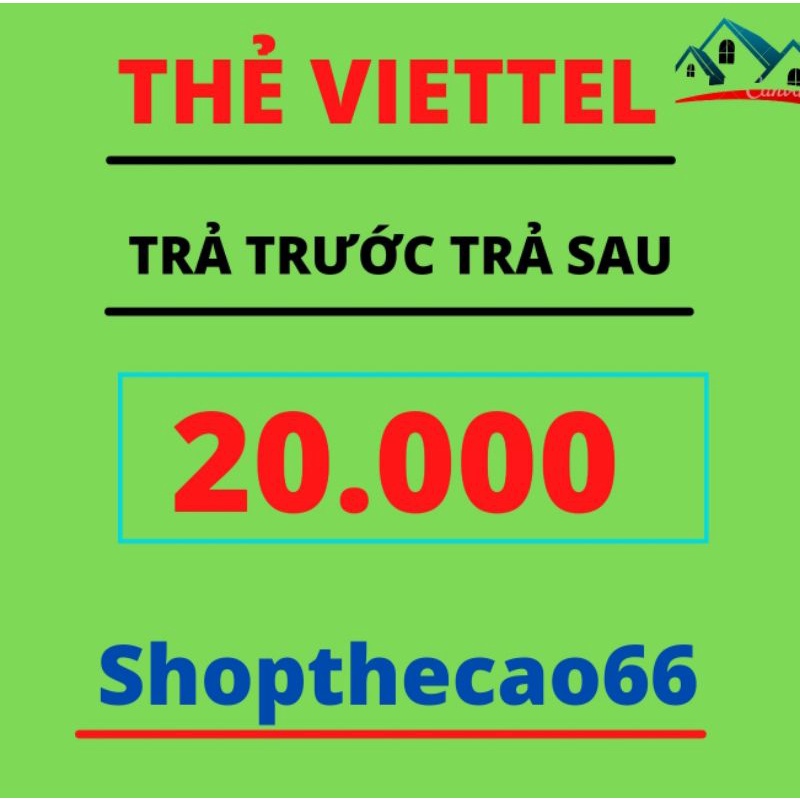 Thẻ Viettel 20k