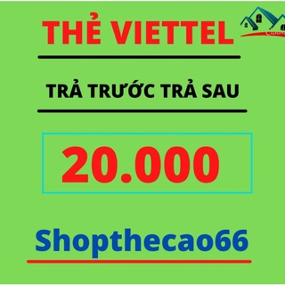 Thẻ Viettel 20k