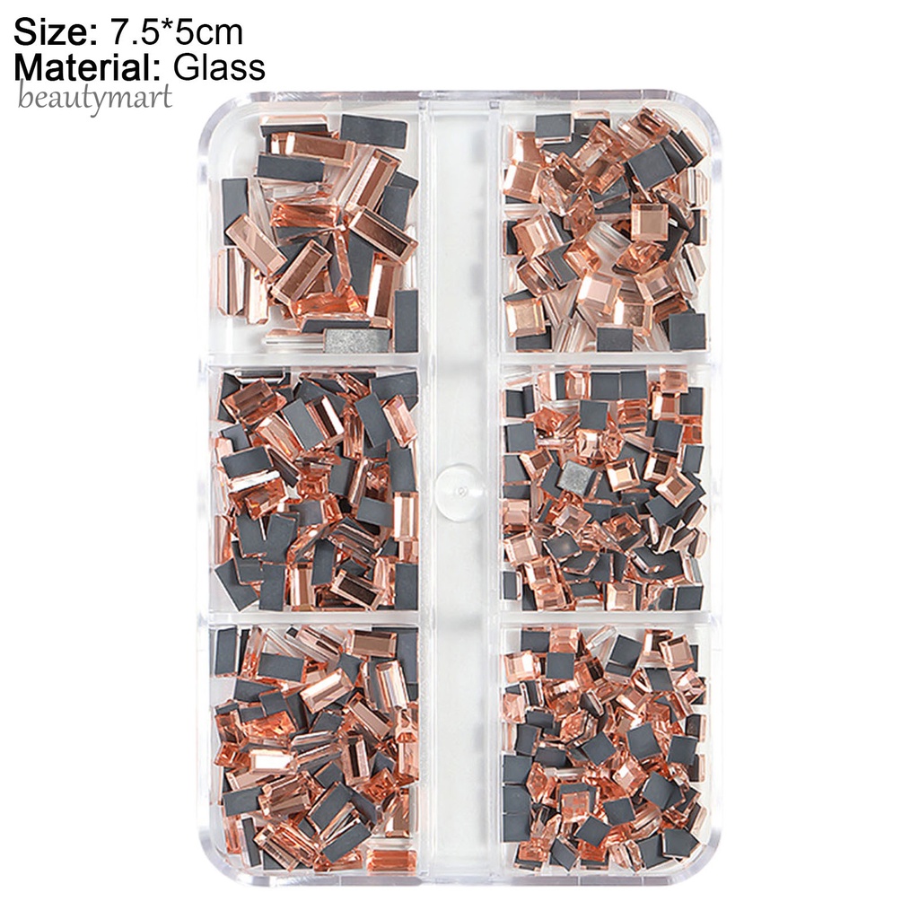 [Hàng mới về] Phụ kiện đá đính vằng thủy tinh dùng trang trí móng tay chuyên dụng dành cho salon