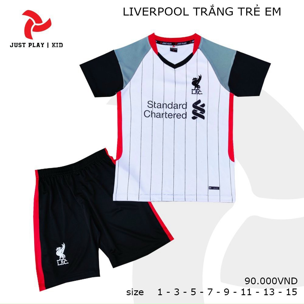 [MẪU MỚI ĐẸP] - Set bộ quần áo đá banh trẻ em CLB Liverpool  -  Thun lạnh - vải đẹp