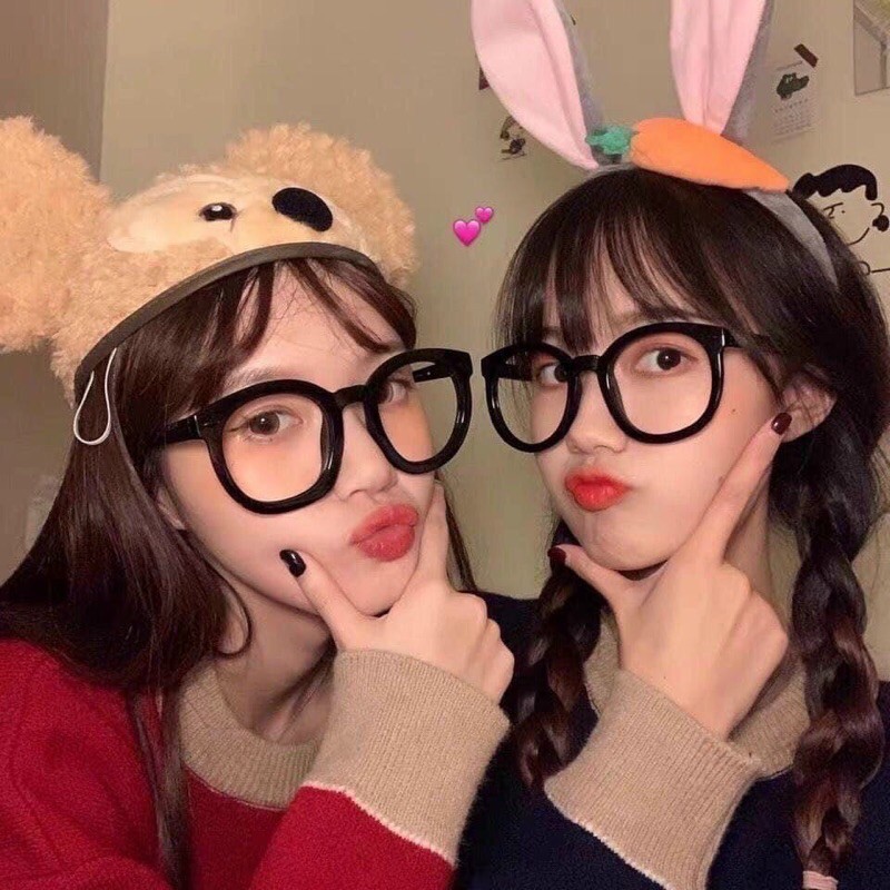 mắt kính thời trang gọng tròn bản to hot trend | BigBuy360 - bigbuy360.vn