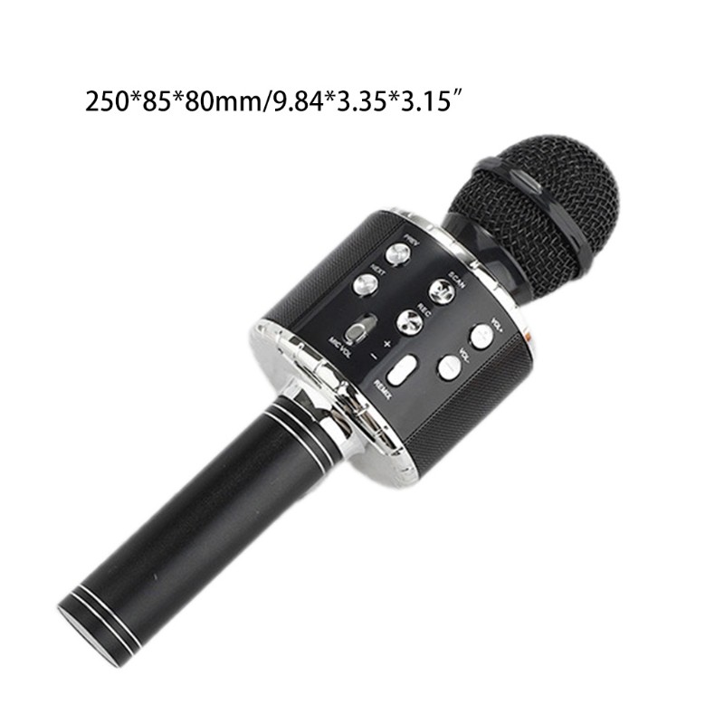Micro Bluetooth Không Dây Hát Karaoke Ws858 Live Q9