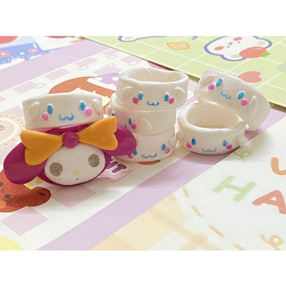 Nhẫn đất sét handmade - clay ring - My Melody Sanrio