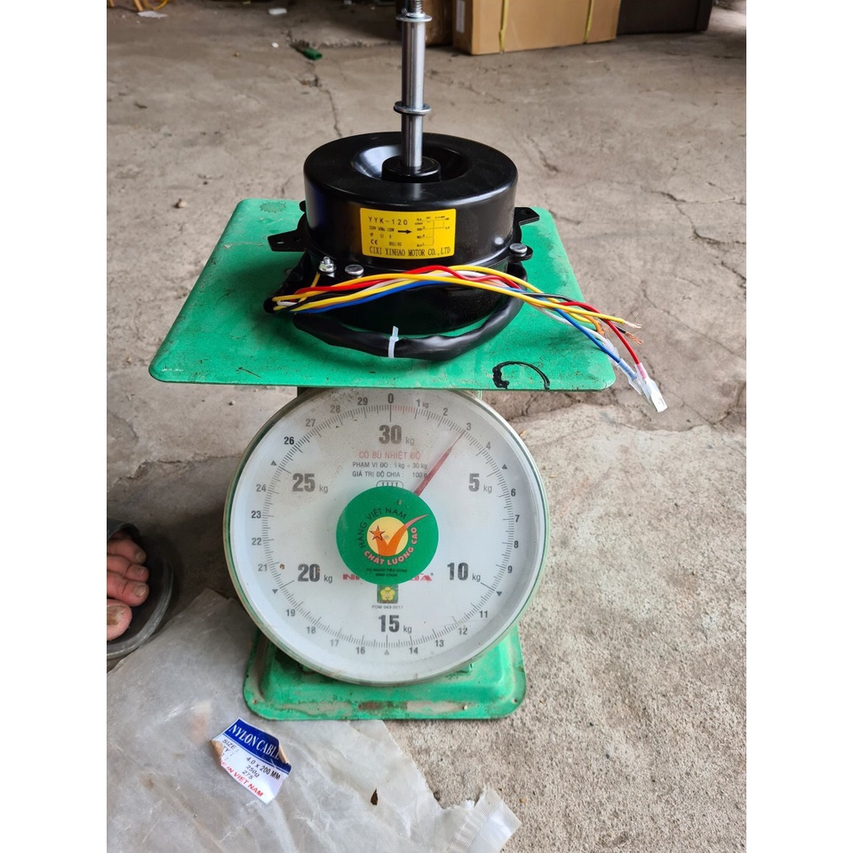 Mô tơ quạt hơi nước dây đồng 120w, trục 12