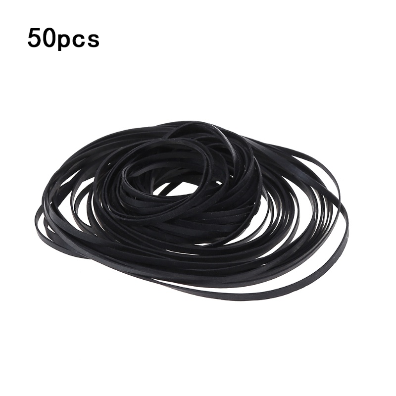 Set 50 dây đai cao su 40-135MM đa năng cho máy ghi âm Walkman CD DVD Drive