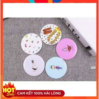 Gương cầm tay mini hàn quốc gương trang điểm bỏ túi