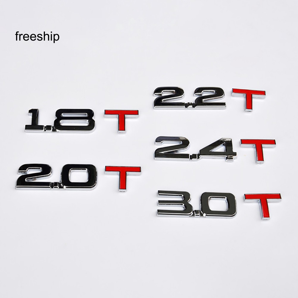 Miếng Dán Logo 3d Bằng Kim Loại Trang Trí Xe Hơi 1.6 1.8 2.0 3.0