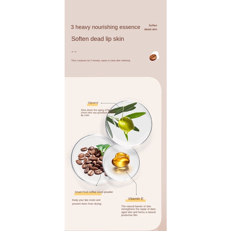 Son Dưỡng Heyxi Han Yuxi Tẩy Tế Bào Chết Trên Môi Chiết Xuất Cà Phê Giúp Dưỡng Ẩm Làm Sáng Màu Môi 15g