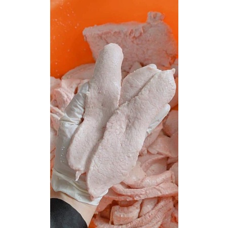 Vú heo tươi chưa ướp. Hộp 500g.