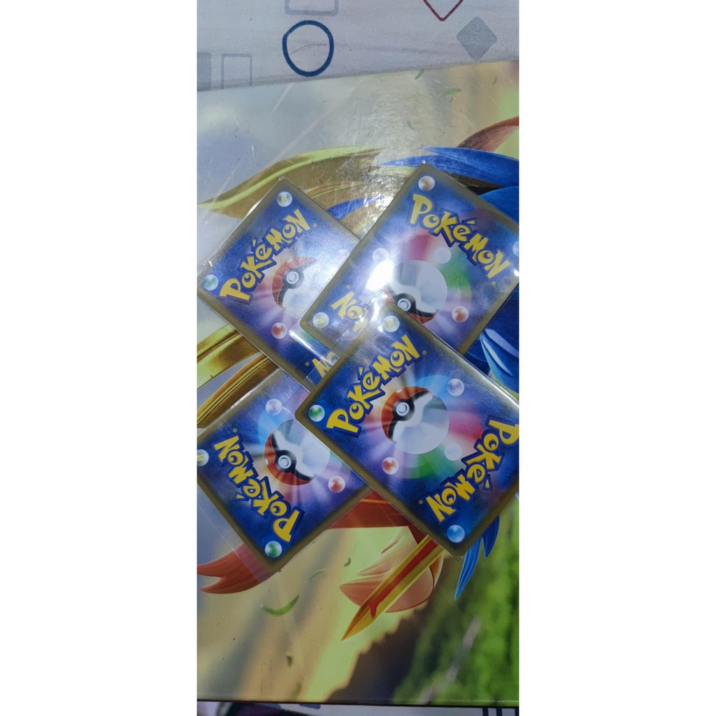 Combo 4 thẻ bài holo NGẪU NHIÊN Pokemon TCG- Không được chọn- Hình ảnh minh họa- Khách mua vui lòng inbox shop trước ạ