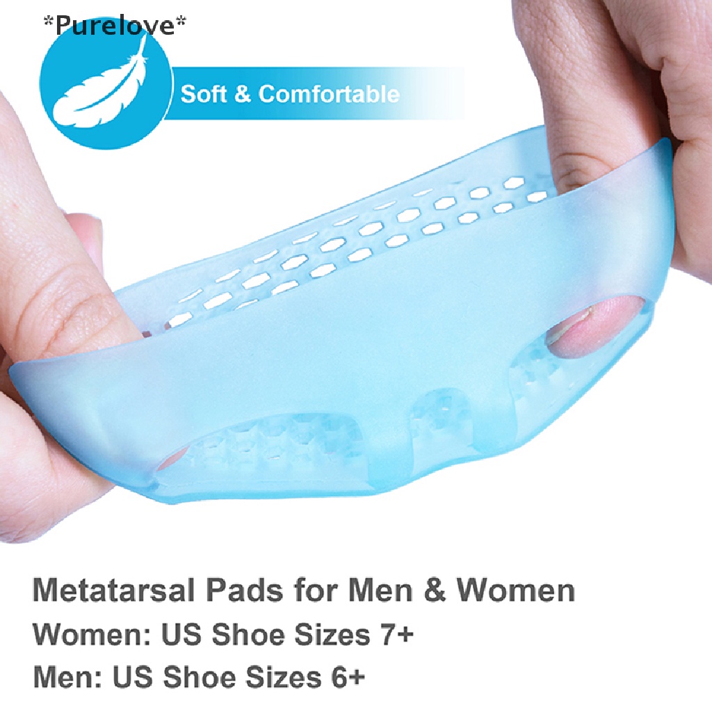 1 Cặp Đệm Silicone Tách Ngón Chân Giảm Đau Tiện Dụng