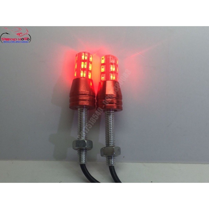 Xi nhan kiểu đũa 24 led gắn được các dòng xe máy