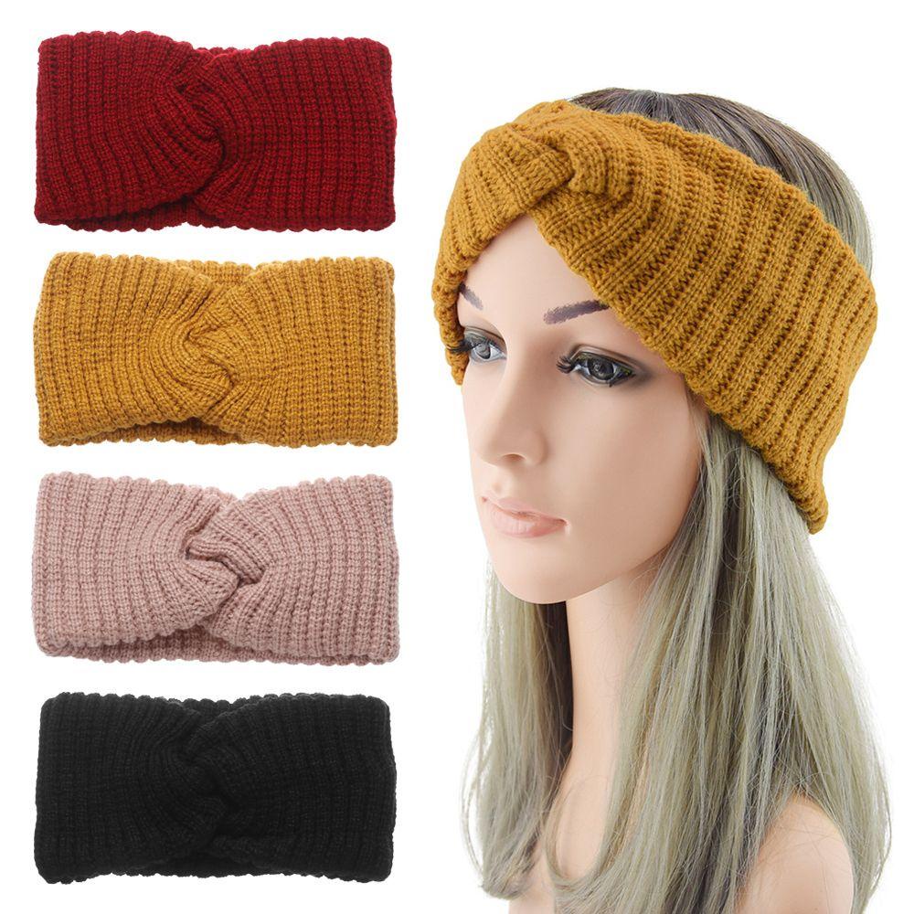 Băng Đô Dệt Kim Co Giãn Mềm Mại Màu Kẹo Thời Trang