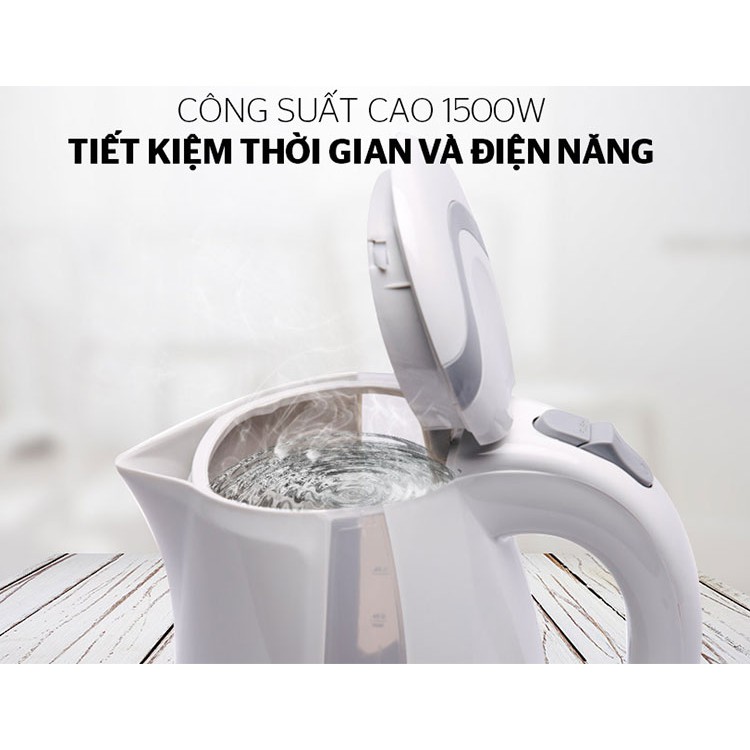 SHD1300 - ẤM SIÊU TỐC NHỰA SUNHOUSE 1.7L  – BẢO HÀNH CHÍNH HÃNG 12 THÁNG