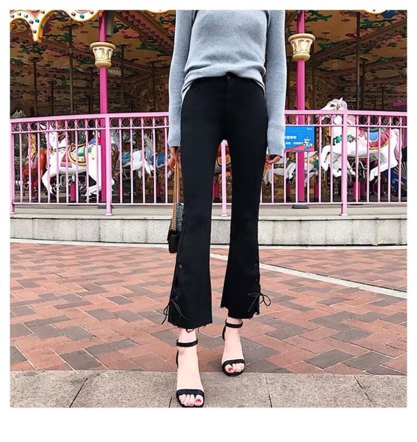 ORDER - Quần kaki 3 mẫu ( đáp lụa / đan dây / xẻ gấu) | BigBuy360 - bigbuy360.vn