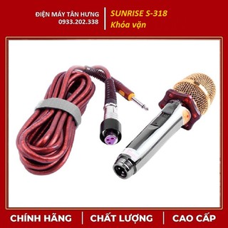 MICRO KARAOKE SUNRISE SM-228 / S-318 - tặng 1 chống lăn bảo vệ mic