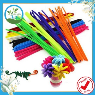 Set 100 dây kẽm nhung nhiều màu dễ uốn nắn sáng tạo