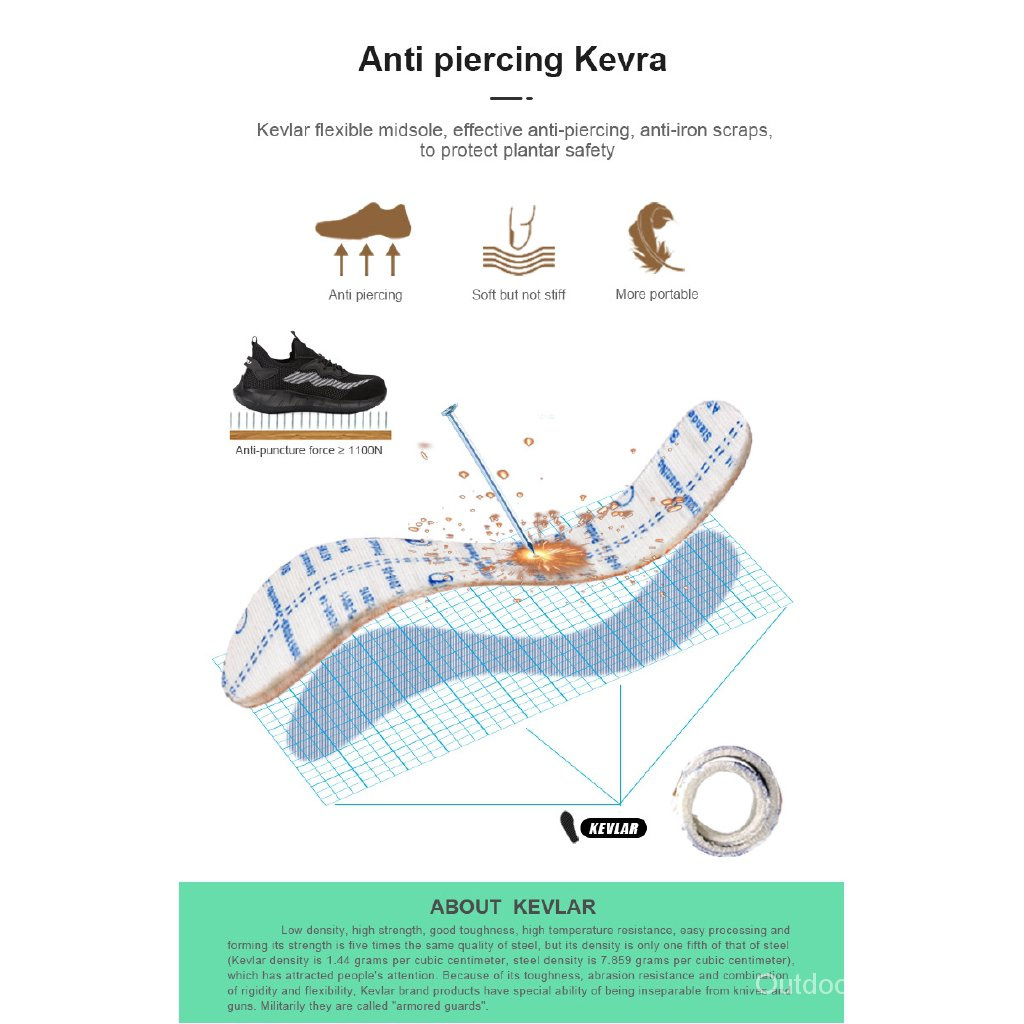 6kv . Anti-Slip Work Safety Shoes