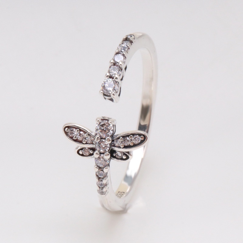Nhẫn Pandora Sparkling Dragonfly Ring Fullbox 8049 - Nhẫn Nữ Bạc S925